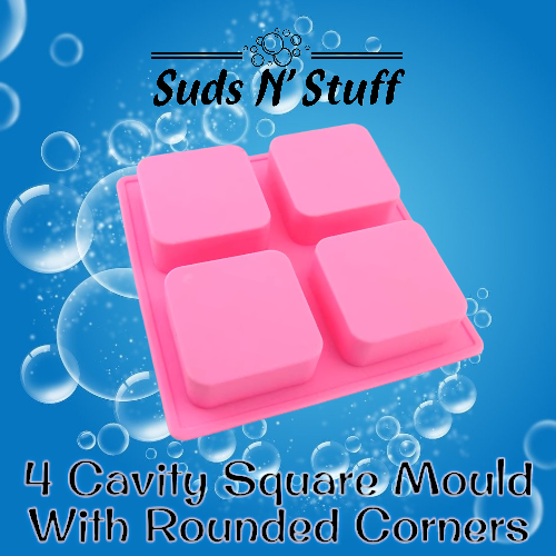 4 Cavity Square With Rounded Corners - Picture 1 of 1