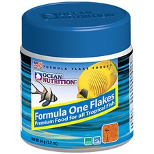 Ocean Nutrition Formula One Flakes 34 grams 1.2 oz Fish Food Saltwater Marine