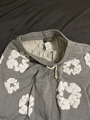 demin tears COTTON WREA SHORTS grey 402-070-30-XL.. | eBay