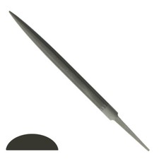 Grobet Swiss Half Round Ring Precision File 6" Cut 0 1 2 Vallorbe 150mm