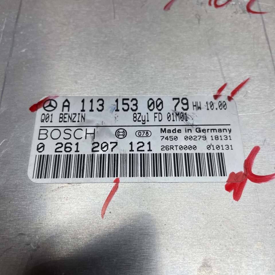 2001-2003 Mercedes-Benz Engine Computer ECM S430 A1131530079 OEM ECU S CLASS Foto 2 de 4