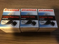 Lot of 3 Sylvania Halogen Projector Lamp DDM 80W 19V 54737 New in Box