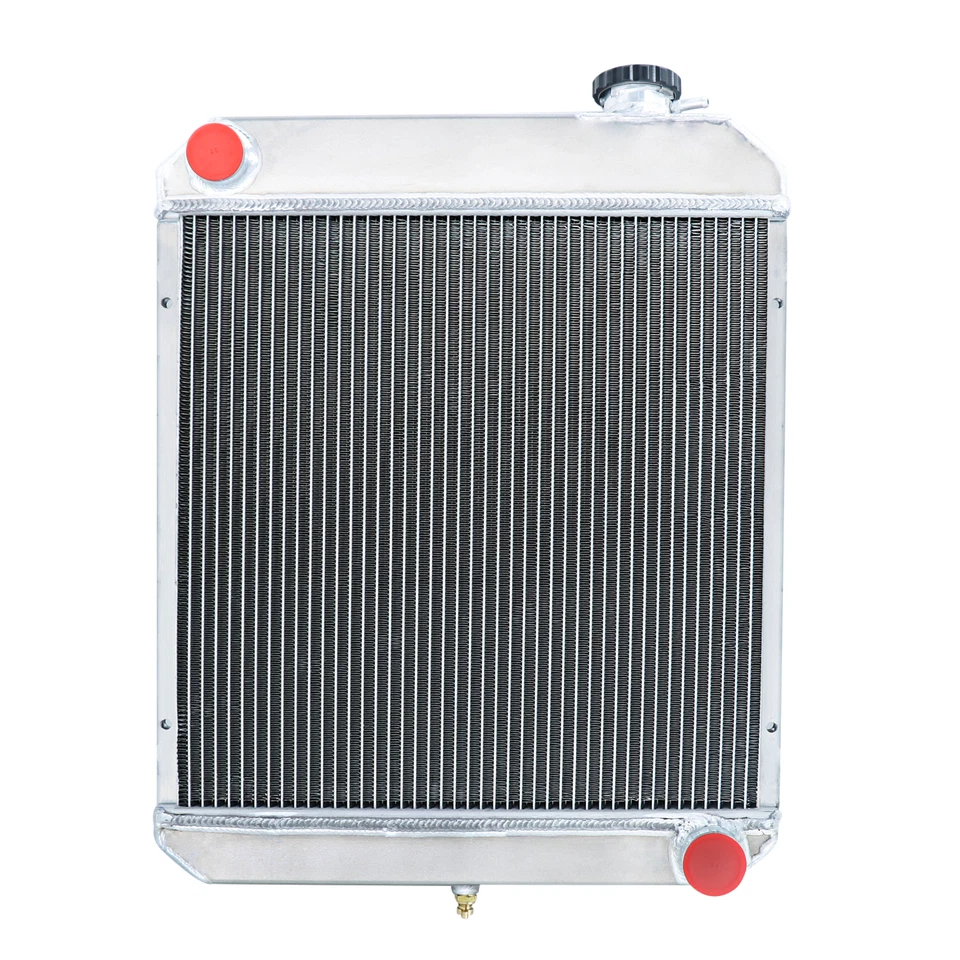 FITS 60-66 Chevrolet C10 C20 C30 K10 K20 Suburban 4.1L 4 Row Aluminum Radiator Foto 3 de 4