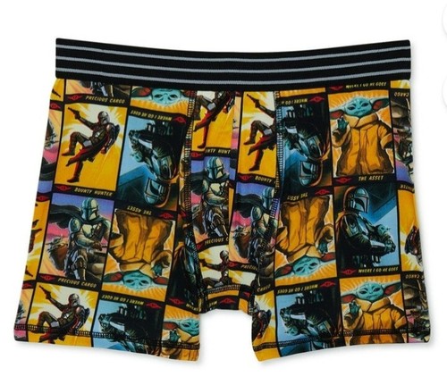 Star Wars The Mandalorian Boys' Athletic Boxer Briefs , 4-Pack, Size 6/New - Picture 8 of 10