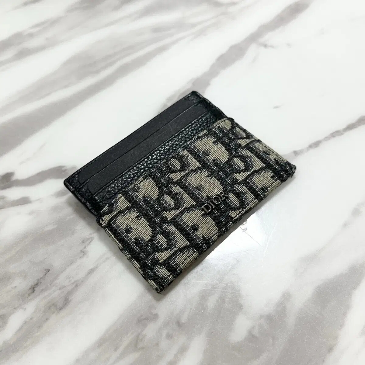 Dior oblique card holder
