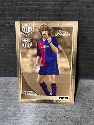 Panini FC Barcelona Puyol Rookie. Der beste Kapitän, den das Team je hatte!