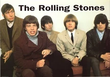 Vintage 1996 The Rolling Stones Young Group Band DeeGee 23 x 33 England Poster