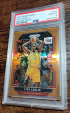 2022 Prizm WNBA Lisa Leslie #167 25th Anniversary Orange /49 PSA 8 "B"