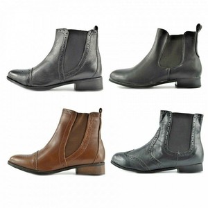 office flat black boots