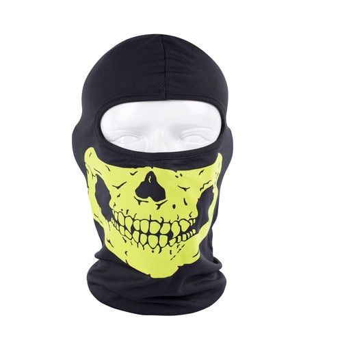 Balaclava Tactical UV Protection Skull Full Face Mask Ghost Printed Ski Sun Hood - Picture 52 of 60