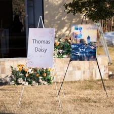 Bianyo Upgraded Display Stand with Upper Cover & Carry Bag, Black/White Steel...