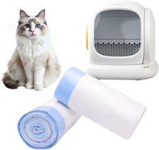 40 Count Extra Large Cat Litter Box Liners, 1 Pack of 40 , Blue