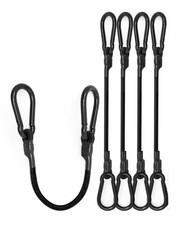 48'' Real Heavy Duty Carabiner Bungee Cords Outdoor with 190 Lbs Max Break St