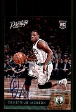 Signed Basketball Card Auto Demetrius Jackson 2016-17 Panini Prestige #188