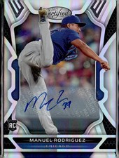 2022 Panini Chronicles Manuel Rodriguez Certified Autographs 25 AU Chicago Cubs