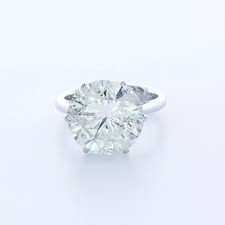 Classic Solitaire Engagement Ring Platinum 8.66 CT Round Natural Diamond G SI2