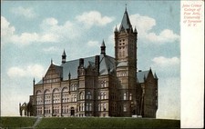 John Crouse Fine Arts College University of Syracuse NY ~ c1905 UDB postcard