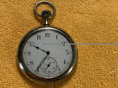 Vintage Elgin pocket watch, Grade 303, Model 3, Class: 114, 1915, 12s, 7j