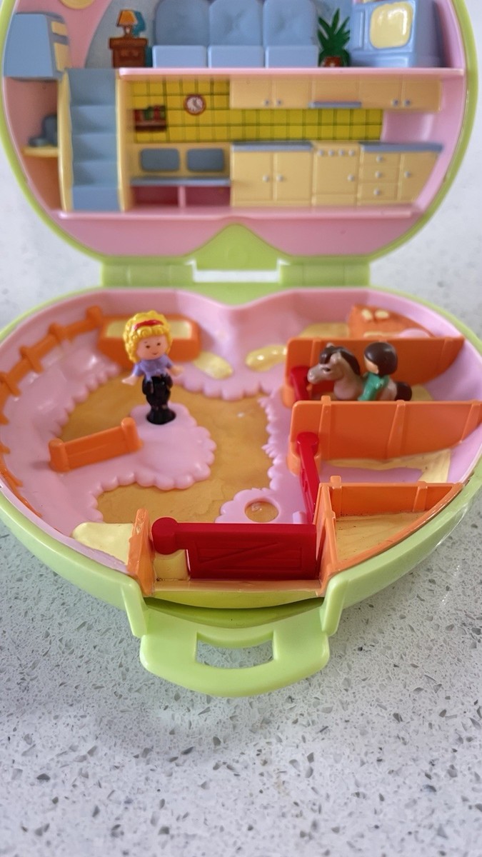 polly pocket Polly's pony club from 1989 is the dark lime green #geektradepp variante : Achat occasion | Figurines Polly Pocket Bon état