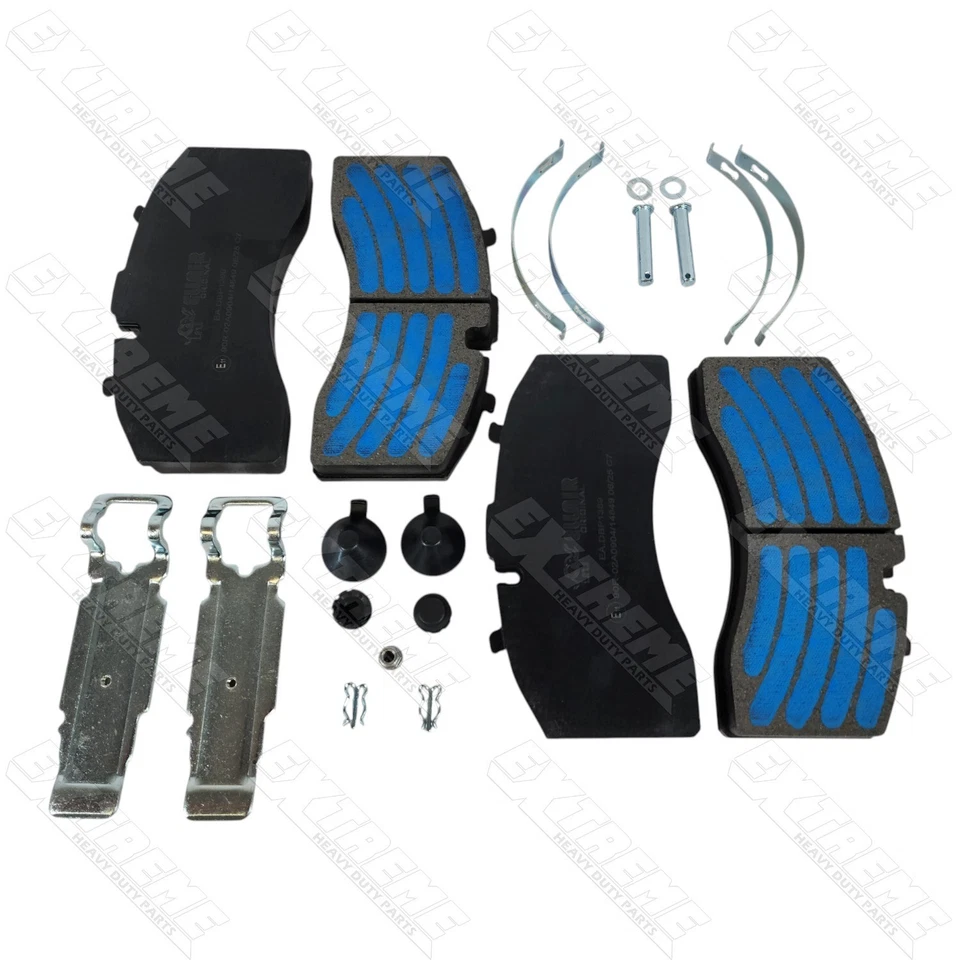 Pastilla de freno de disco de aire EA.1369 OE EQUVALENT 1369 Bendix K129276 y G0571369330 Foto 3 de 4