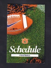 2025 Auburn Tigers Football Pocket Schedule Crane Works Southeastern Conference