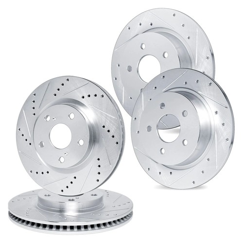 For Toyota Celica 90-92 Drilled & Slotted Front & Rear Brake Rotor Set ...
