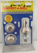BRAND NEW Convert-A-Ball 944-800P 2-Ball Set - Long Shank - 1-7/8" and 2" 800B