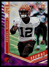 2018 Donruss Elite Purple Denzel Ward 58/99 Cleveland Browns #102