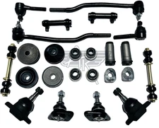 Front End Suspension Rebuild Kit Inner Tie Rods For 1969 - 1972 Ford Thunderbird