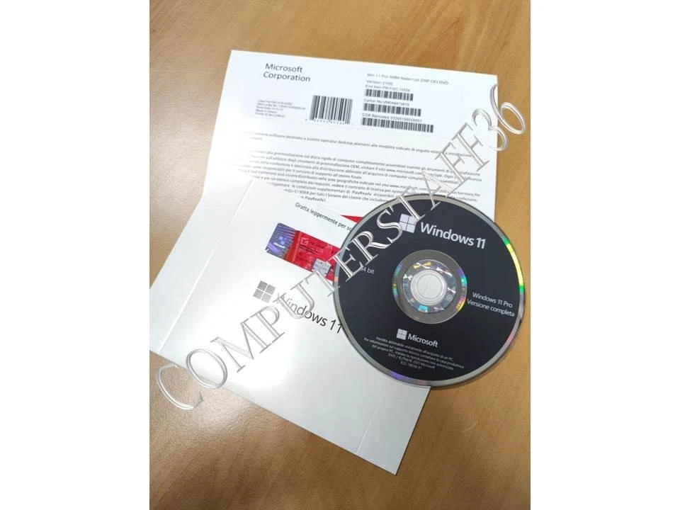 Microsoft Windows 11 Pro  (FQC-10538) Italiano Box COA DVD Originale Sigillato!! - Immagine 3 di 3
