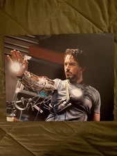 Robert Downey Jr. Iron Man Signed 16x20 Photo Beckett Certified