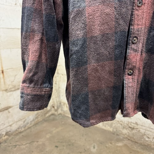 Vintage 90s Distressed Sun Faded Plaid Flannel Shirt Size XL No Tag 25in X 30in, Size XL, $38.88 - Photo 6