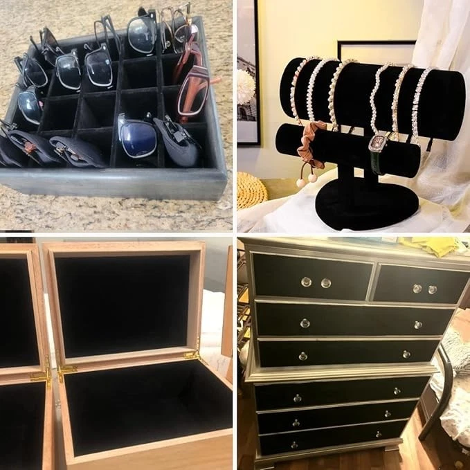 Luxury Faux Suede Fabric Self Adhesive Car Interior Car Wrap Alcantara Style - Image 4 of 4