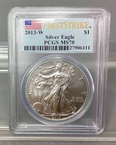 2013 W American Silver Eagle - PCGS - MS 70