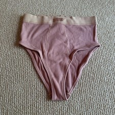 Skims Sedona Rib High Waist Briefs, Size Small NWT