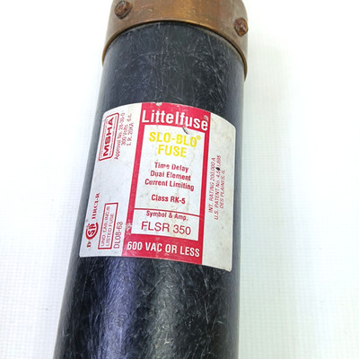 LITTELFUSE FLSR350 SLO-BLO Fuse FLSR 350  MSHA Class RK-5 Time Delay Dual Elemen