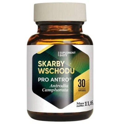 Hepatica Tesoros de Oriente ProAntro® Antrodia camphorata, 30 cápsulas