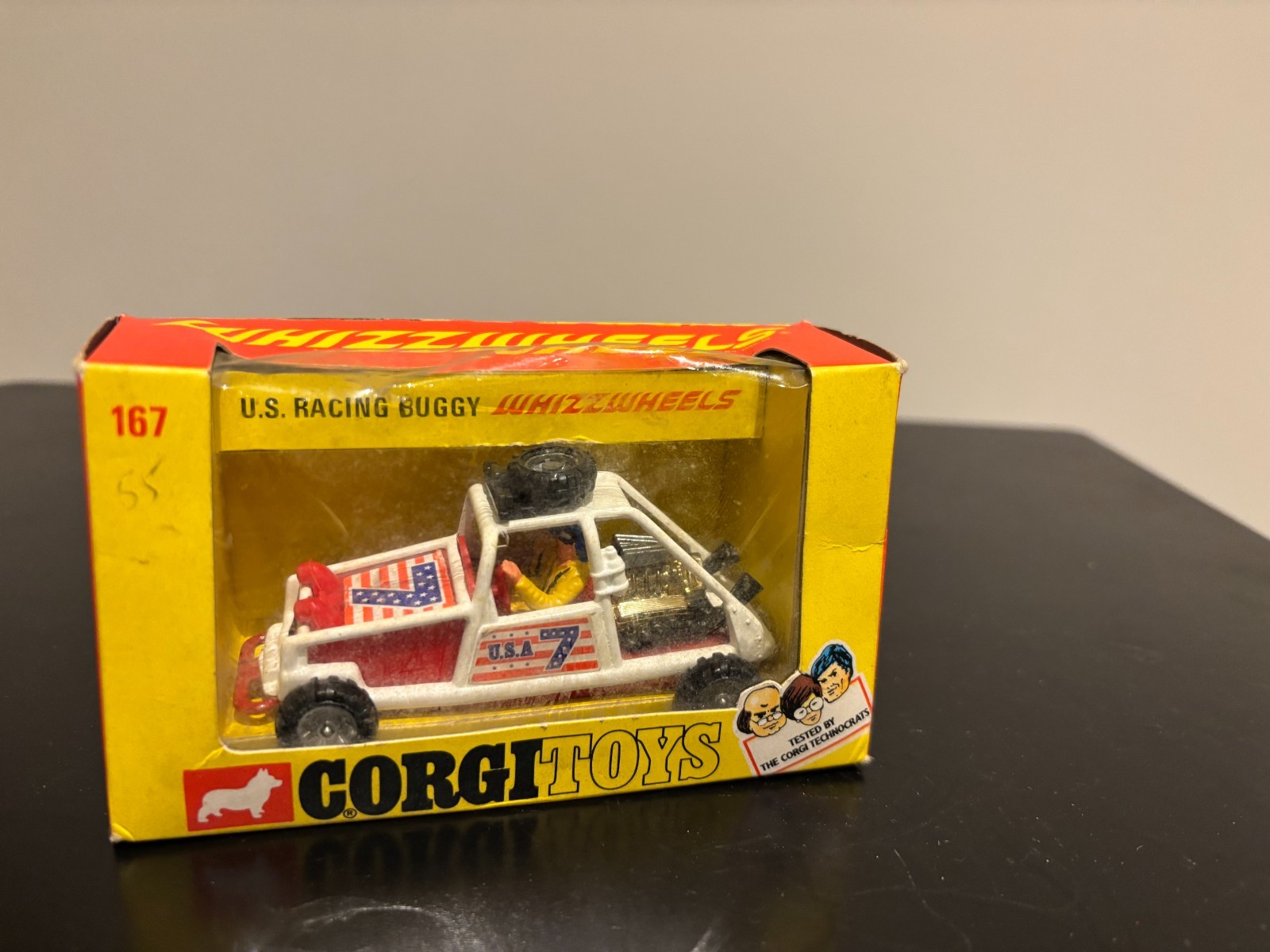 ミニカー VINTAGE CORGI TOYS U.S. RACING BUGGY Corgi 167, USA Racing Buggy - Free Price Guide & Review