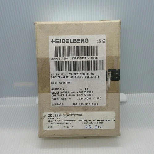 Heidelberg AKK 2 Motor Control Board ZD.220-928-01-00 Sealed
