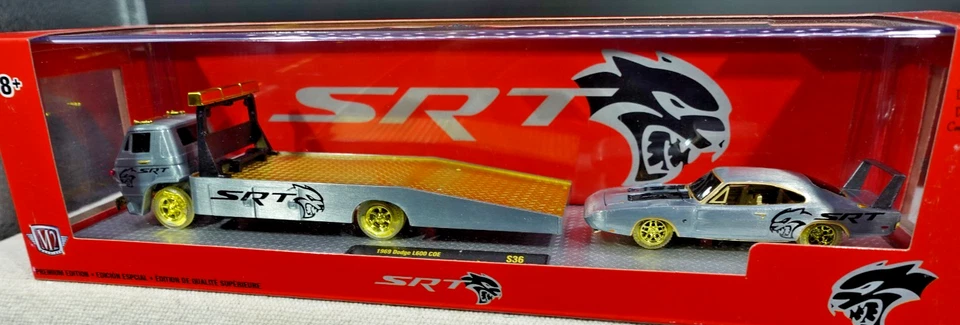 M2 Machines SRT 1969 Dodge L600 COE & 1969 Charger Daytona RAW CHASE 1/250 1/64 - Image 4 of 4