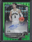 2025-26 Bowman #CPA-BM Braden Smith Prospect Autograph Green Geometric /99