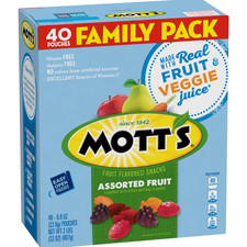 Fruit Flavored Snacks Assorted Fruit Gluten Free Family Pack 40ct 32oz