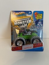 2013 Hot Wheels Monster Jam Grave Digger Special Holiday Edition 1/64