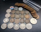 INDIAN HEADS / V NICKELS / BUFFALO NICKELS / WHEAT CENTS / MIXED COIN LOT (C)