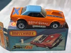 Vintage Matchbox 1-75 Series  Dodge Challenger No. 1 Original Box variant 1