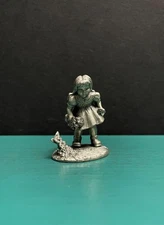 81 Hudson Pewter Girl Dress Petticoat Daisy Flower Bouquet Diorama Mini Figurine