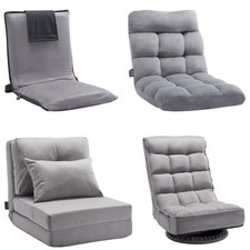 Floor Chair with Back Support and 4/5/6/14 Adjustable Positions Gaming Chair