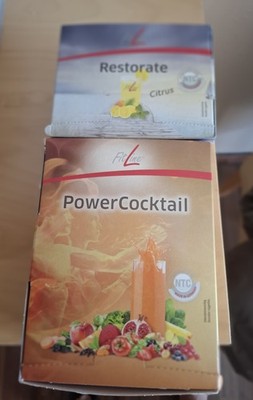   Fitline Optimalset Powercocktail und Restorate Citrus, NEU  
