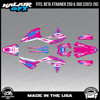 Graphics Kit for Beta Xtrainer 250 300 (2023-2026) Guard Series - Magenta