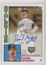 2019 Topps 1984 Baseball Series 2 150th Anniversary Daniel Mengden Auto 01ff